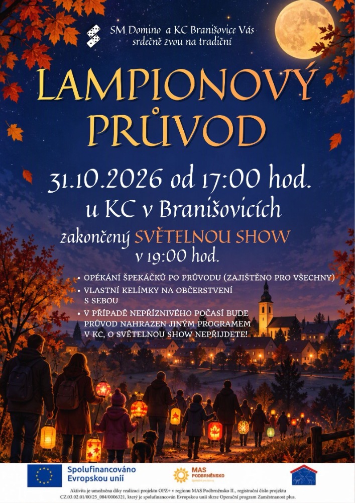 Lampionový průvod 2026