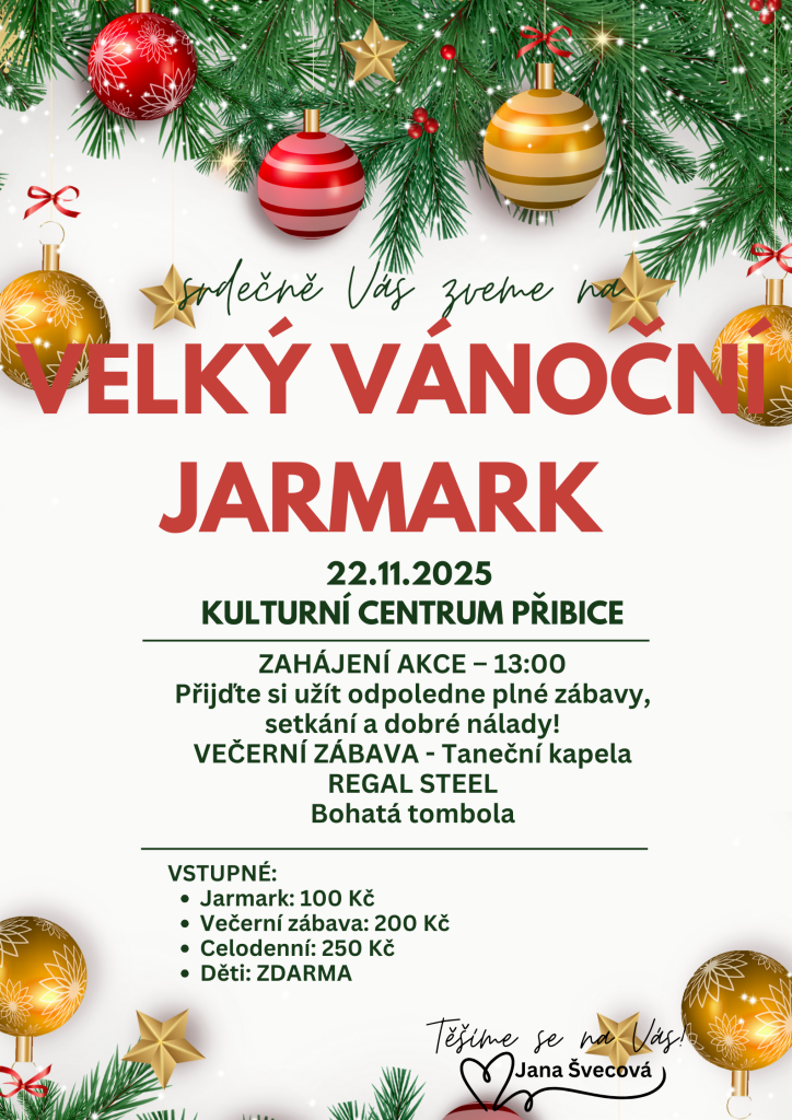 Velký vánoční jarmark Přibice