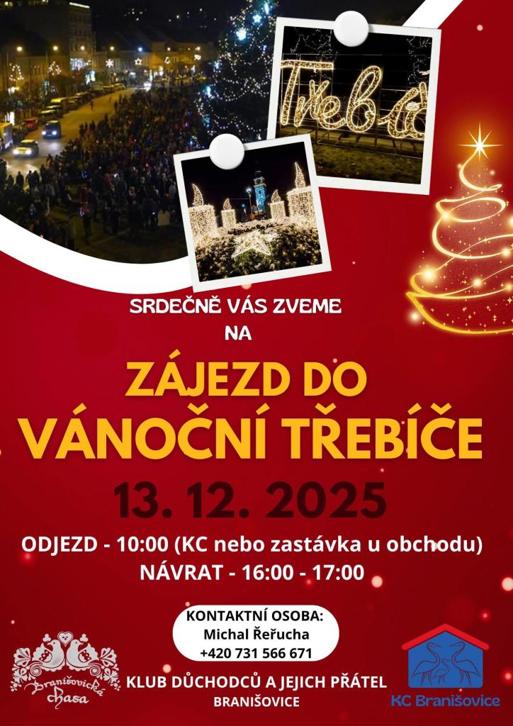 Zájezd do&nbsp;vánoční Třebíče