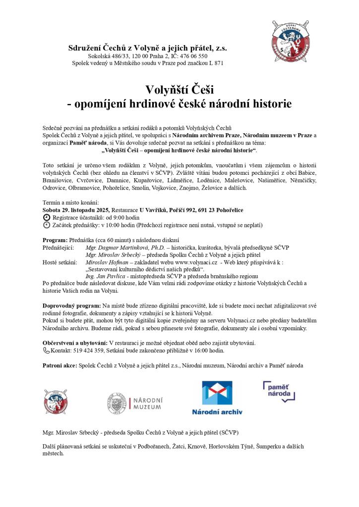 Setkání Volyňských Čechů