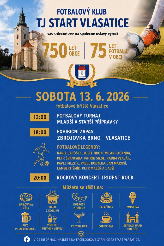 Výročí fotbalu Vlasatice