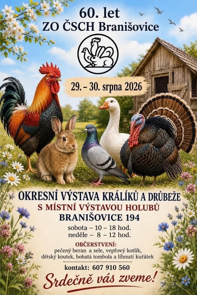 Výstava králíků, drůbeže a holubů 2026
