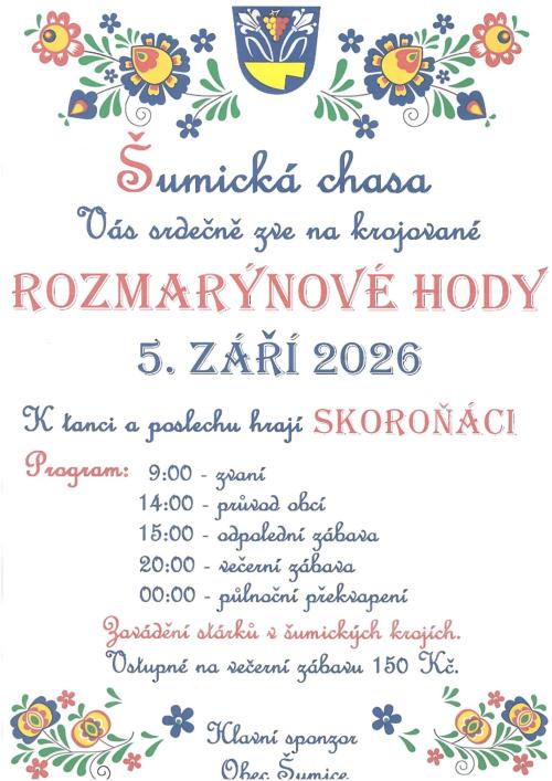 Rozmarýnové hody Šumice